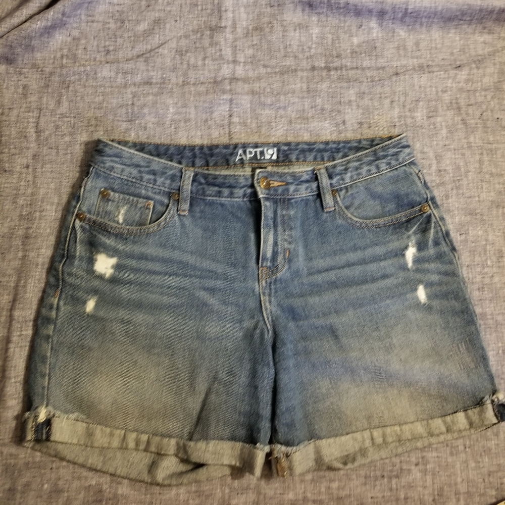 Apt. 9 distressed jean shorts